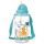 Botella de Agua Infantil con Pajita Mundo Marino 450ml