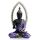 Figura de Buda Tailandés Meditando Dorado y Morado