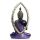 Figura de Buda Tailandés Meditando Dorado y Morado