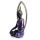 Figura de Buda Tailandés Meditando Dorado y Morado