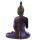 Figura de Buda Tailandés en Loto Dorado y Morado