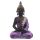 Figura de Buda Tailandés Contemplación Negro y Morado