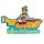 Reloj con Forma Licencia Beatles Submarino Amarillo/Yellow Submarine