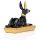 Figura Egipto Anubis Egipcio Negro y Dorado Recostado