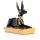 Figura Egipto Anubis Egipcio Negro y Dorado Recostado