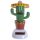 Muñeco Solar Cactus con Sombrero Mexicano