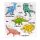 Puzzle Infantil de Material Reciclado Dinosaurio Dinosauria Sorpresa 48pc