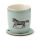 Taza de Porcelana y Posavasos Caballos Granja Escuela Willow