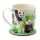 Taza de Porcelana y Posavasos Oso Panda Reino Animal