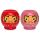 Quemador de Aceite de Cerámica Muñeco Daruma Japonés Rojo