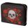 Cartera con Cremallera Calavera y Rosas Pequeña