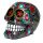 Figura Calavera Calavera Decorativa Mexicana Día de los Muertos Floral