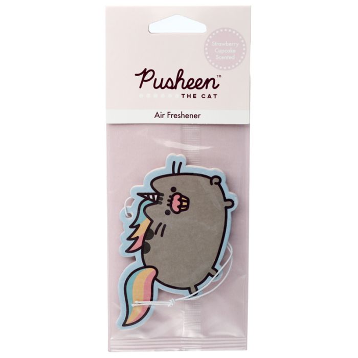 Ambientador de Coche Gato Pusheen y Cupcakes Fresa