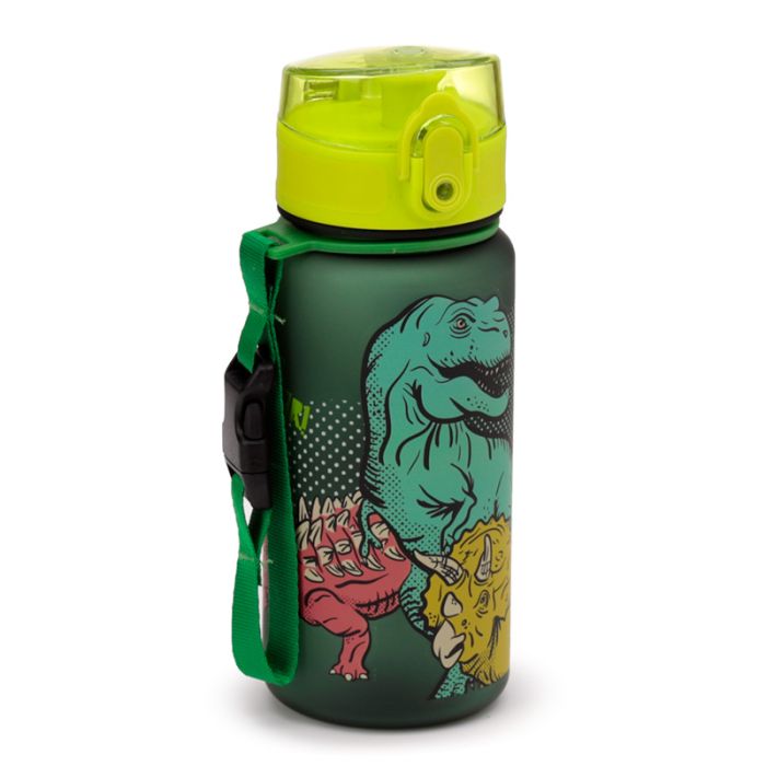 Botella de Agua Infantil Inastillable Dinosaurio Dinosauria 350ml