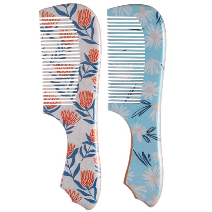 Peine Para el Pelo Diseño Floral Margaritas y Proteas Pick of the Bunch