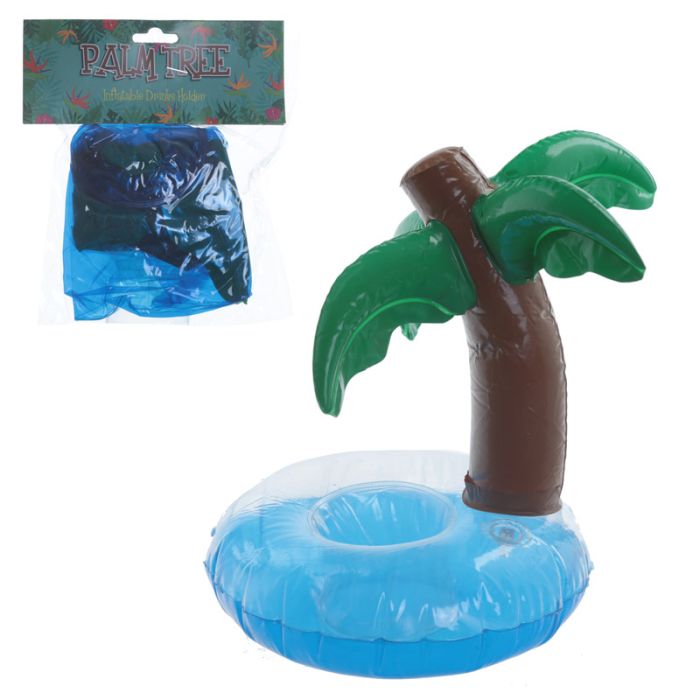 Flotador para Bebidas Palmera Tropical