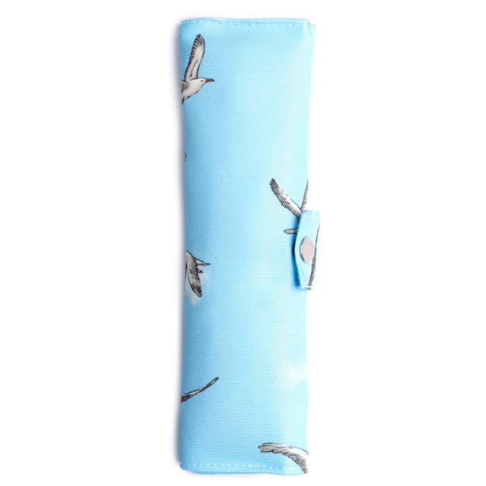 Juego de 6 Cubiertos 100% Bambú con Funda Gaviota y Boya