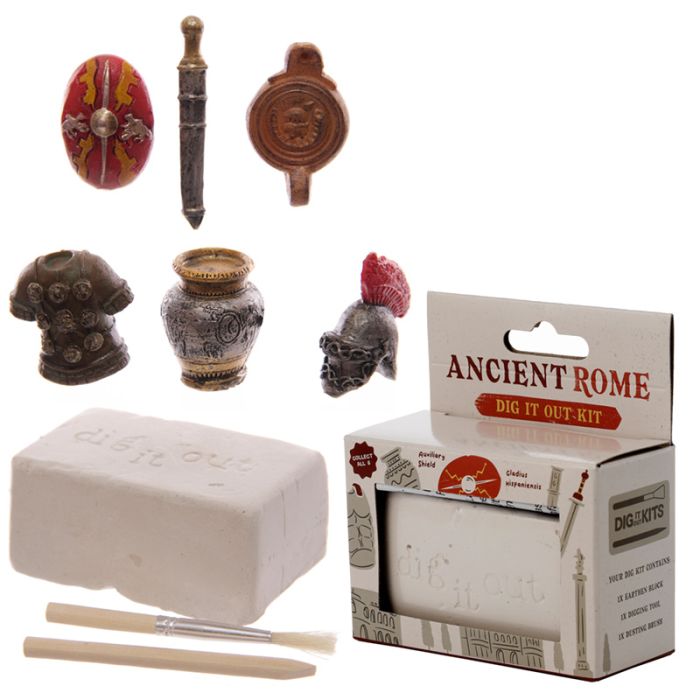 Kit de Excavación Juguete de Roma Objetos Romanos