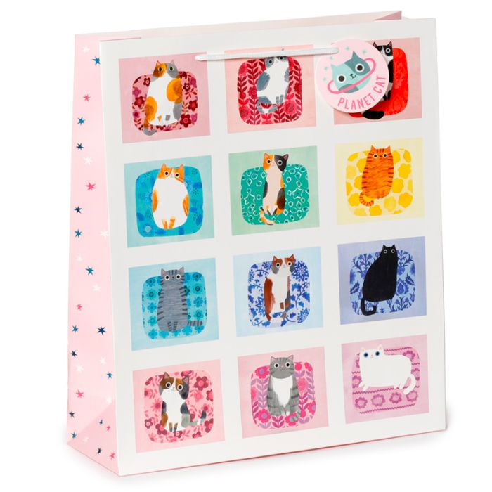 Bolsa de Regalo Gatos Mundo Felino Extra Grande