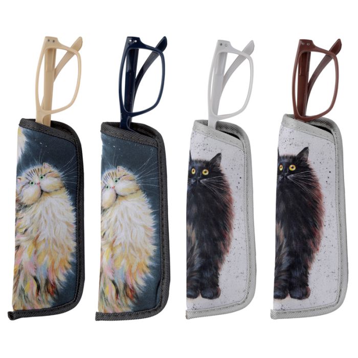 Gafas de Lectura Kim Haskis Gato Negro y Blanco