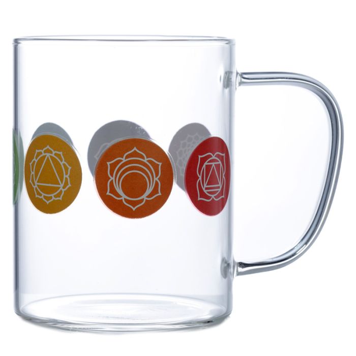 Taza de Cristal Chakras