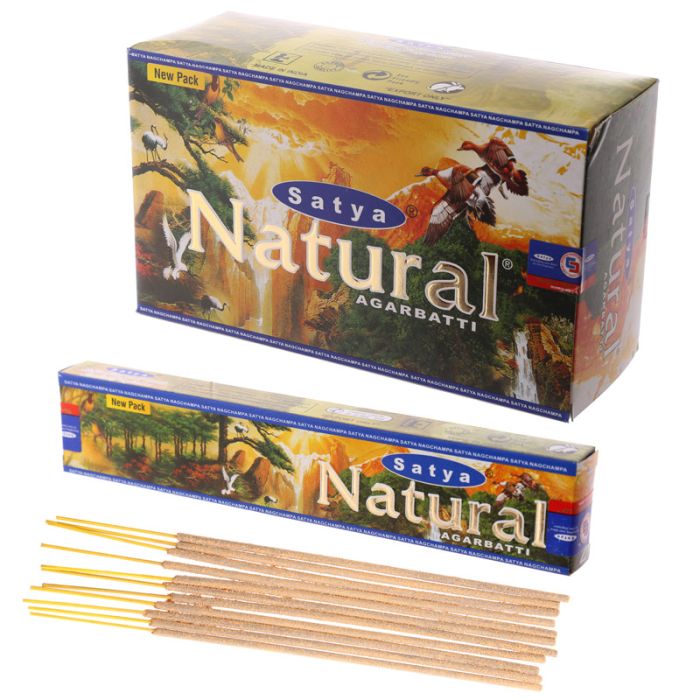 Varillas de Incienso Satya Naturalde 15gr