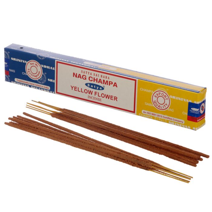 01341 Varillas de incienso Satya Nag Champa & Yellow Flower