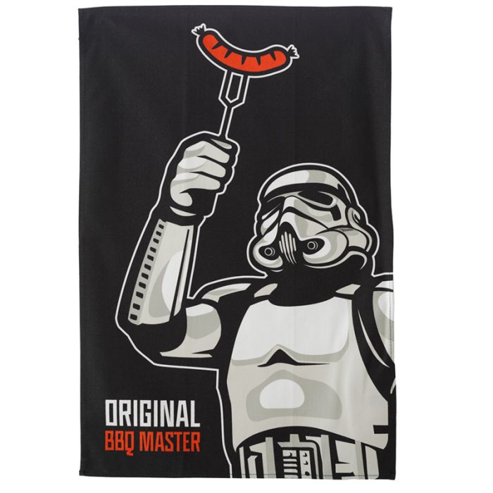 Paño de Cocina Stormtrooper Soldado Imperial Hot Dog BBQ Master