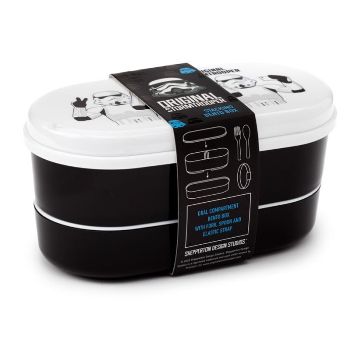 Fiambrera Táper Bento con Cubiertos Soldado Imperial Stormtrooper