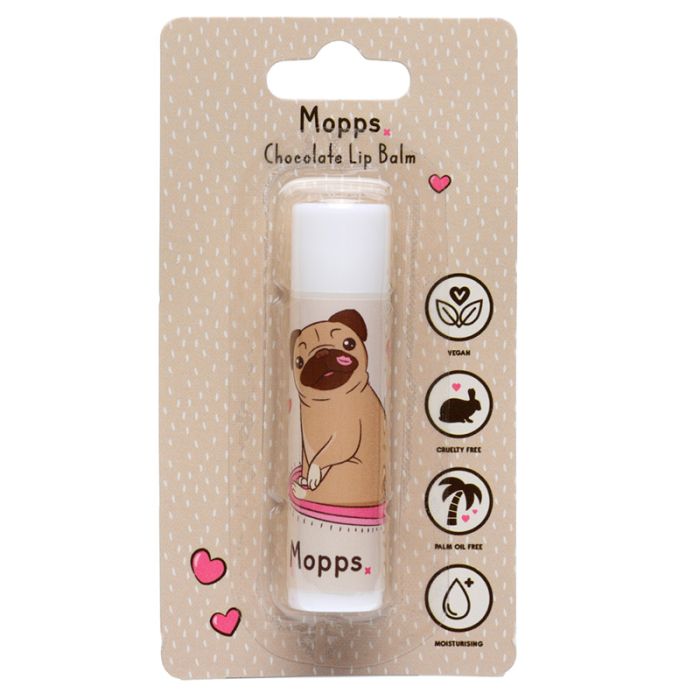 Bálsamo Labial en Barra Perro Pug Carlino Chocolate