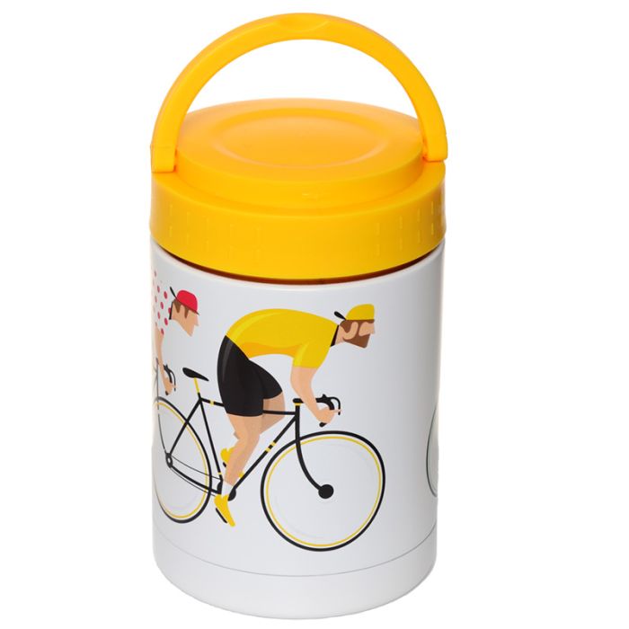 Fiambrera Táper Termo Portátil de Acero Inoxidable Ciclismo 500 ml