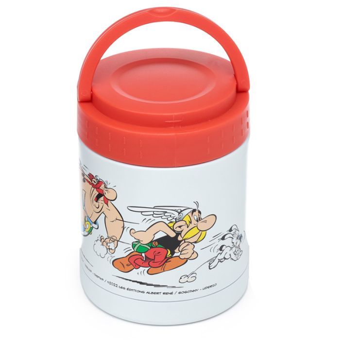 Fiambrera Táper Termo Portátil de Acero Inoxidable Astérix y Obélix 500ml