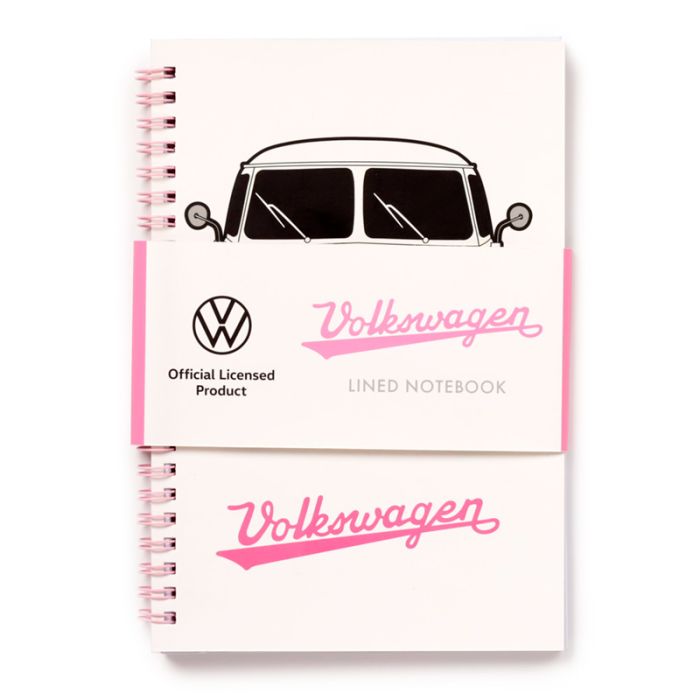 Libreta con Hojas A5 a Rayas Caravana Volkswagen VW T1 Camper Love