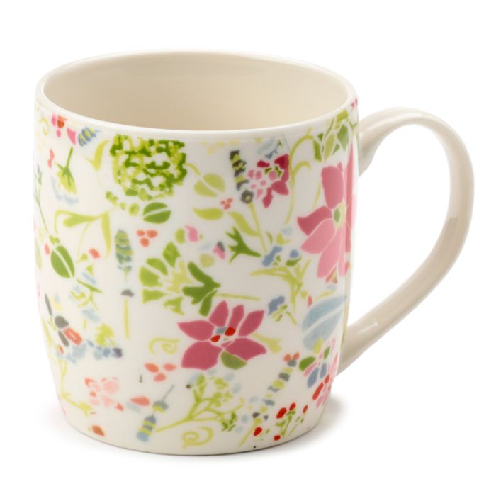 Taza de Porcelana Rosa Floral Julie Dodsworth