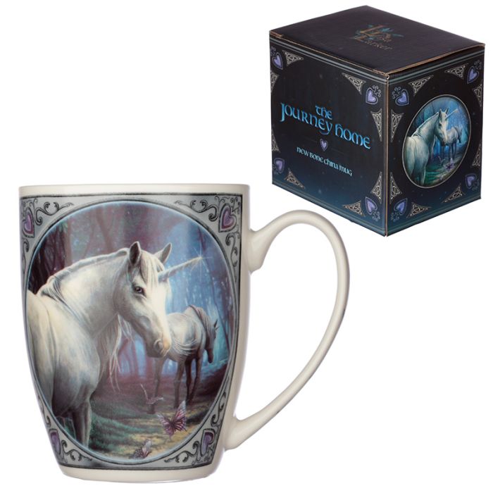 Taza de Porcelana Unicornios Viaje a Casa Lisa Parker