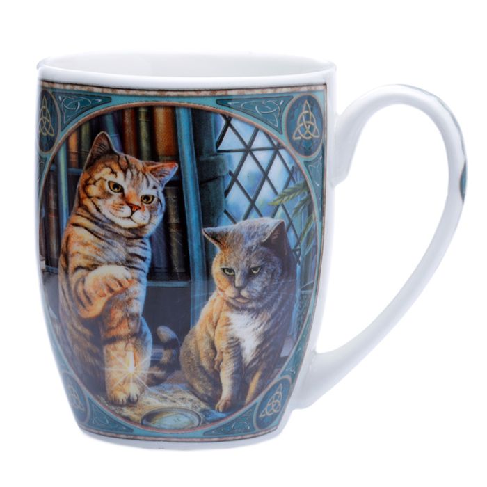 Taza de Porcelana Gato Purrlock Holmes Lisa Parker