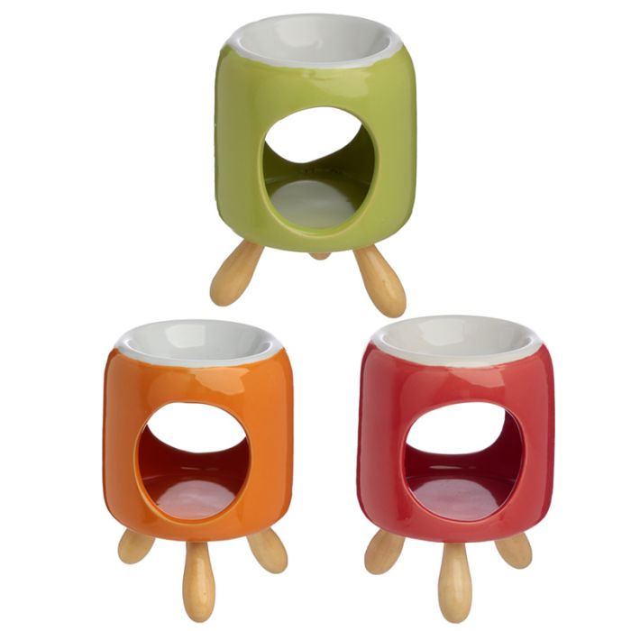 Quemador de Aceite de Cerámica Eden Forma Cilíndrica