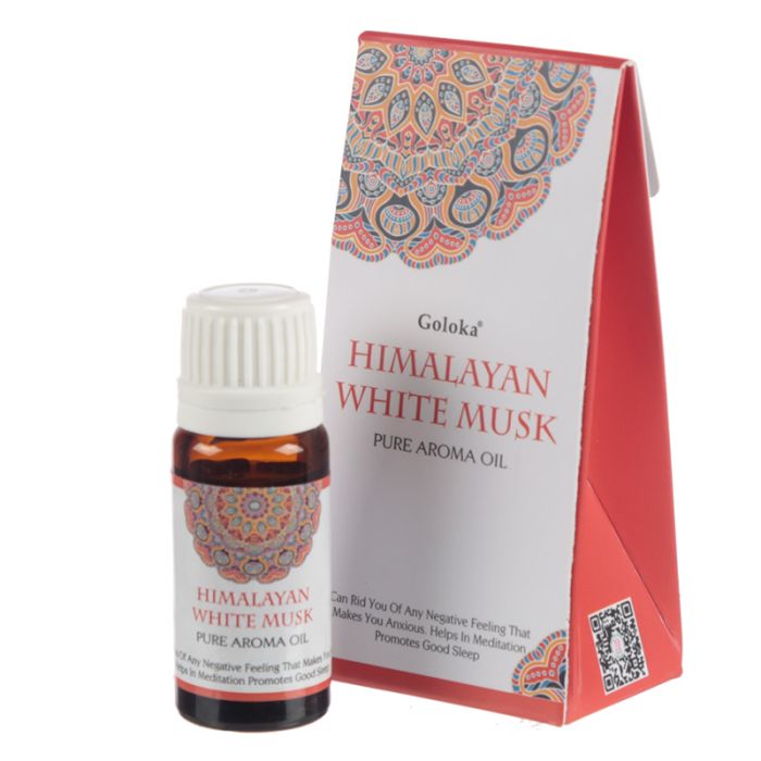 Aceite Goloka Aroma Almizcle Blanco de Himalaya 10ml