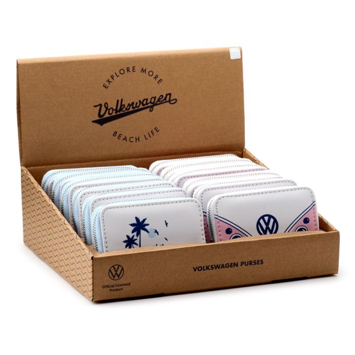 Cartera con Cremallera Caravana Volkswagen VW T1 Camper Explora