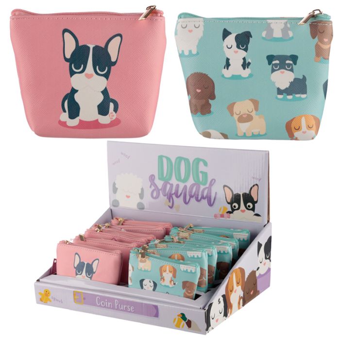 Monedero con Cremallera PVC Perros Dog Squad