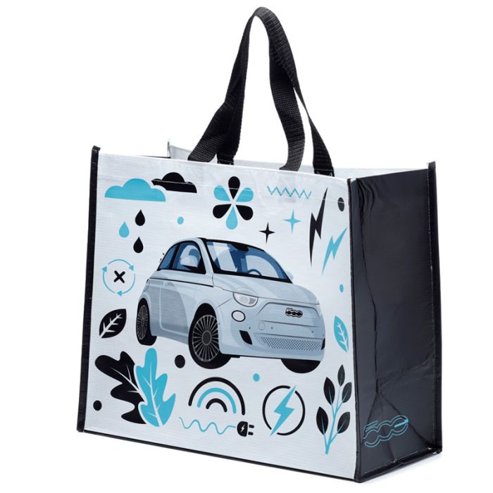 Bolsa de la Compra RPET Coche Fiat 500