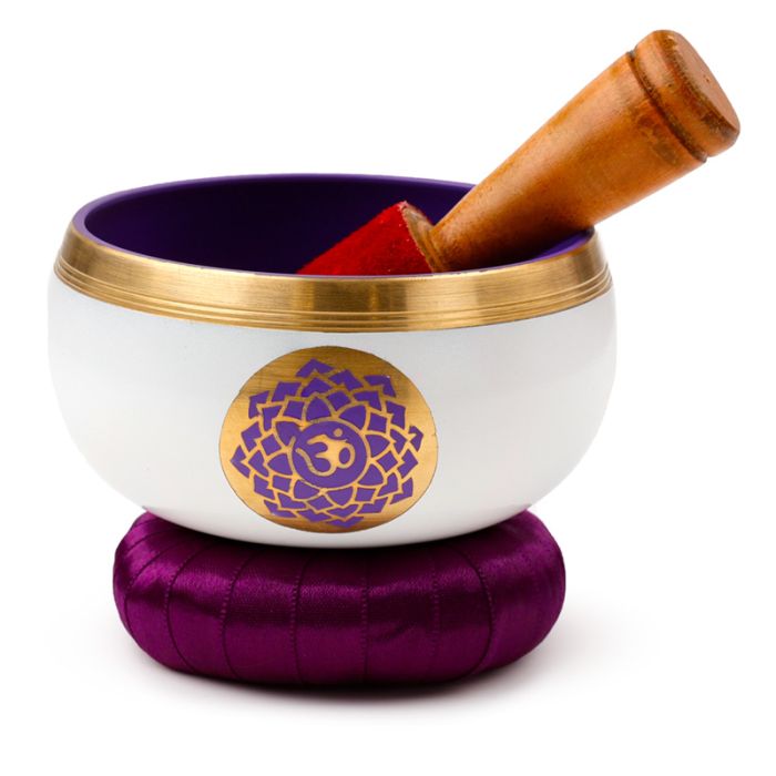 Cuenco Tibetano Chakra Morado