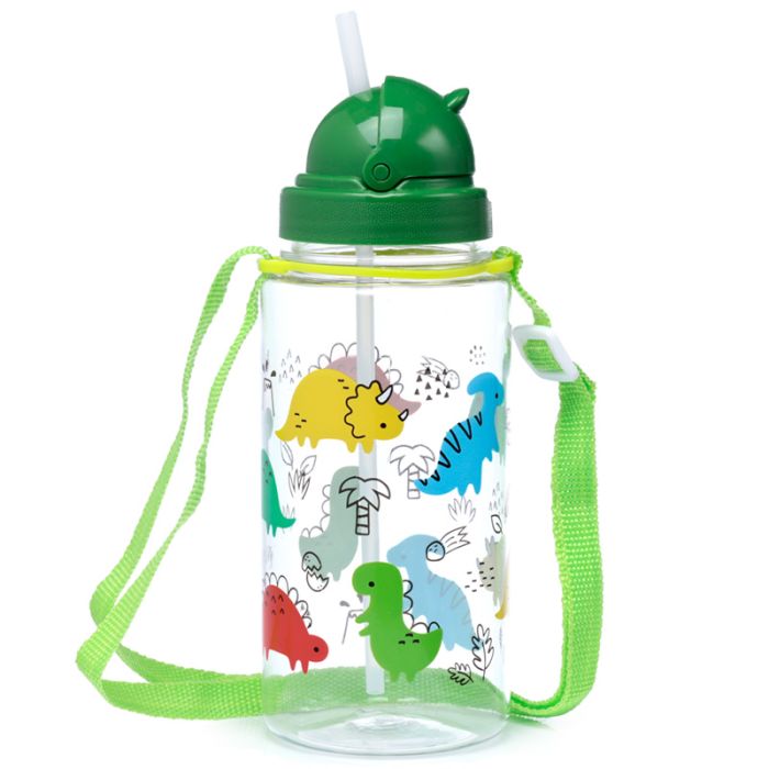 Botella de Agua Infantil Inastillable Dinosaurio Dinosauria Jr