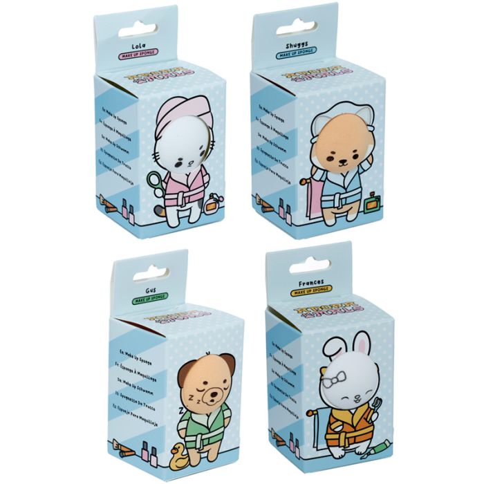 Esponja de Maquillaje Mascotas Adoramals Animales Adorables