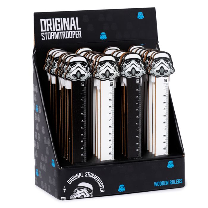 Regla de Madera con Forma Soldado Imperial Stormtrooper 15cm