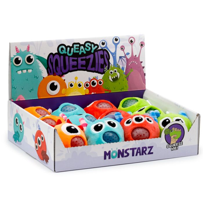 Juguete Estrujable de Peluche Queasy Squeezies Monstruos Monstarz Monster