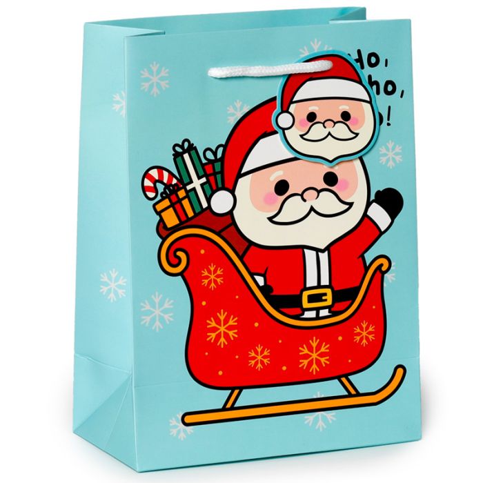 Bolsa de Regalo Navidad Amigos Navideños Mediana