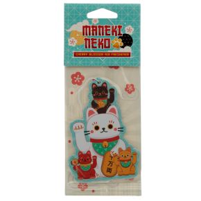 Ambientador de Coche Gato Maneki Neko Jazmín Ambientador de Coche Gato Maneki Neko Jazmín