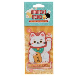 Ambientador de Coche Gato Maneki Neko Cereza Ambientador de Coche Gato Maneki Neko Cereza