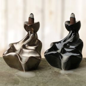 Quemador de Incienso de Reflujo Cascada Quemador de Incienso de Reflujo Cascada